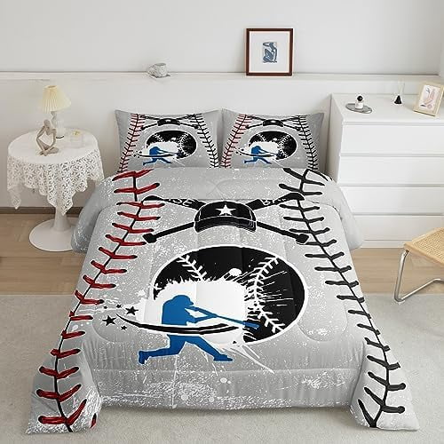Comforter Set Size,Ice Hockey Field Lattice Patchwork Bedding Set for ...