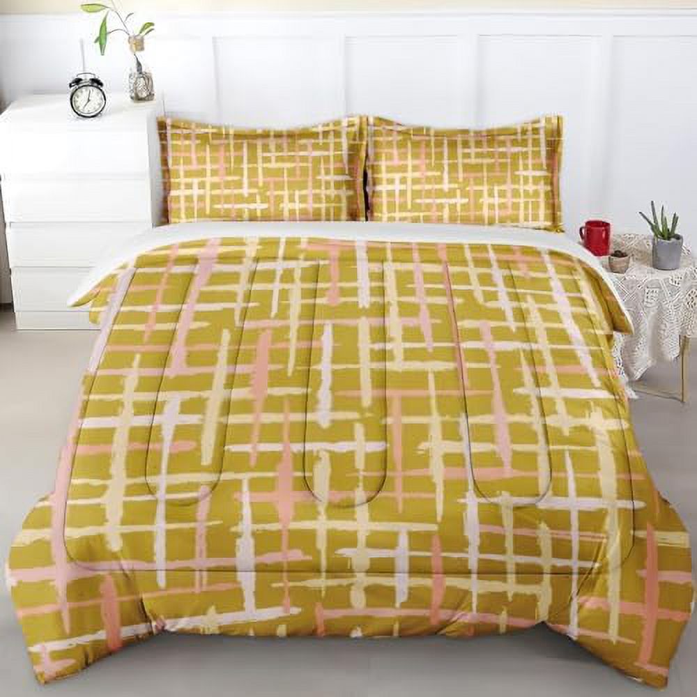 Comforter Set Size Woman Eastern Neon Retro Bedding Set for Kids and