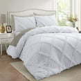 thumbnail image 1 of Comforter Set Twin Size Bedding – 2 Piece Farmhouse College Bedding Set Cover Ruffle & Lightweight Comforter and Pillow Case Vintage Bedding for Dorm Room as Home Bed Set Boho Comforter for Comfort, 1 of 9
