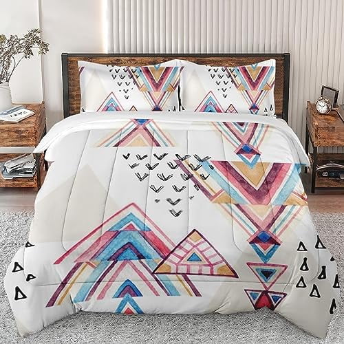 Comforter Set Twin Size Mexican Talavera Ceramic Italian Soft Bedding