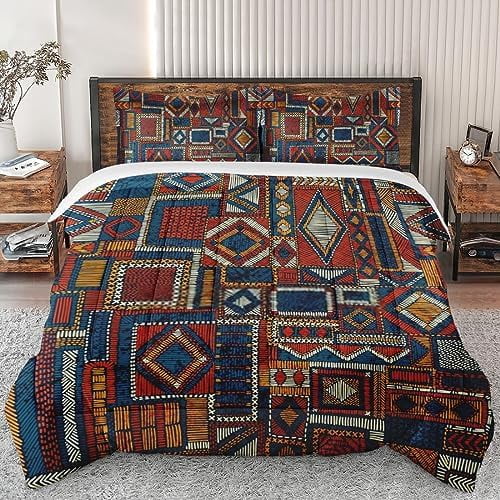 Comforter Set Twin Size Mexican Talavera Ceramic Italian Soft Bedding