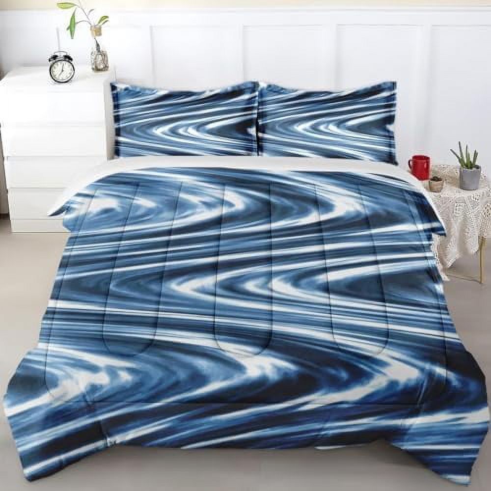 Comforter Set Twin Size Tropical Floral Hawaiian Hibiscus Bedding Set