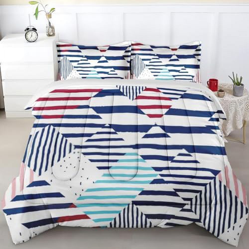 Comforter Set Twin Size Tropical Floral Hawaiian Hibiscus Bedding Set