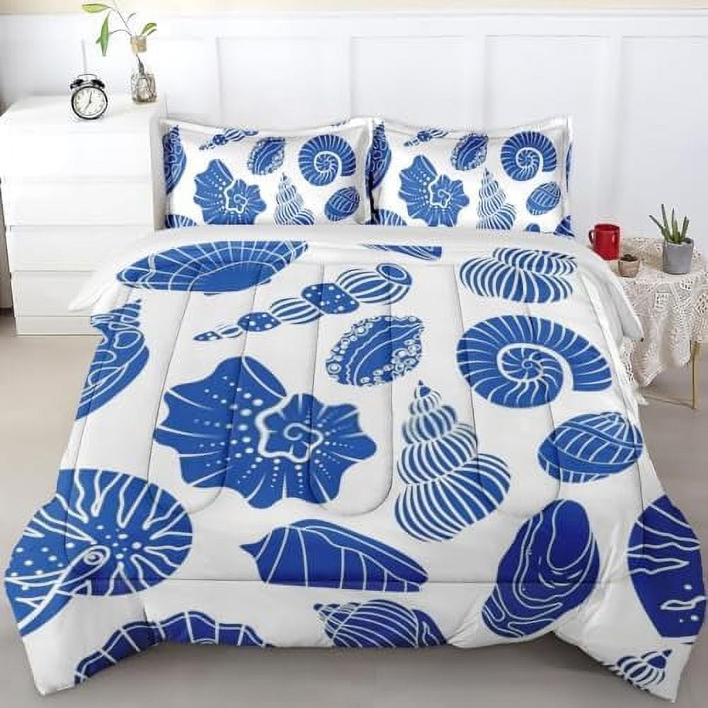 Comforter Set Twin Size Tropical Floral Hawaiian Hibiscus Bedding Set