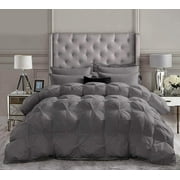 Comforter Sets All Season Down Comforter Down Alternative Comforter Premium Down Comforter Dark Grey Solid - 1 Piece Microfiber Comforter Set, King/California King Sized 94 by 104 inch