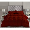 thumbnail image 1 of Comforter Sets All Season Down Comforter Down Alternative Comforter Premium Down Comforter Burgundy Solid - 3 Piece Microfiber Comforter Set Set, King/California King Sized 94 by 104 inch, 1 of 1