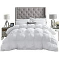 thumbnail image 1 of Comforter Sets All Season Down Comforter Down Alternative Comforter Premium Down Comforter White Solid - 1 Piece Microfiber Comforter Set, Queen/Full/Full XL Sized 88 by 88 inch, 1 of 1