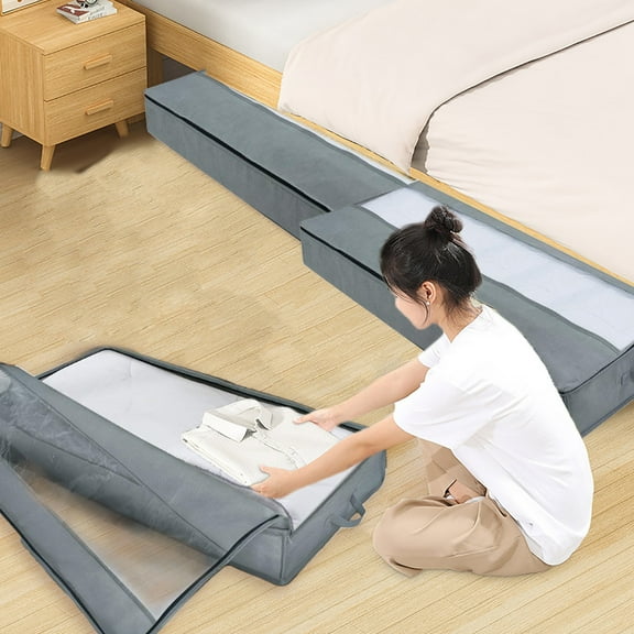 Comforter Storage Bag Folding Organizer Bag For Extra Large Comforters Pillows Blankets Bedding Quilt Blanket Duvet Mothproof Space Save