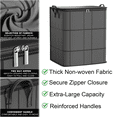 thumbnail image 1 of Comforter Storage Bags for Bedding Organizer Extra Large Capacity Foldable Blanket Storage with Reinforced Handles and Secure Zipper Closure for Comforters Pillows Blankets Space Saving, 1 of 7