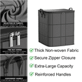 thumbnail image 1 of Comforter Storage Bags for Bedding Organizer Extra Large Capacity Foldable Blanket Storage with Reinforced Handles and Secure Zipper Closure for Comforters Pillows Blankets Space Saving, 1 of 8