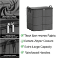 thumbnail image 1 of Comforter Storage Bags for Bedding Organizer Extra Large Capacity Foldable Blanket Storage with Reinforced Handles and Secure Zipper Closure for Comforters Pillows Blankets Space Saving, 1 of 7