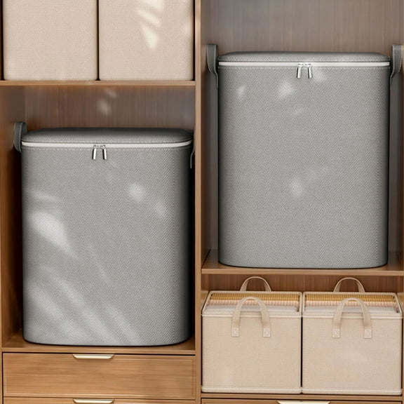 Comforter Storage Comforter Bags for Closet Storage Comforter Organizer Heavy Duty Storage Bag with Reinforced Carrying Handles Clothing Quilt Storage Bag Thickened Double Zipper Moving Packing Bag