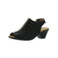 thumbnail image 1 of Comfortiva Women's Faye Sandal Black Leather - CT0003801, 1 of 2
