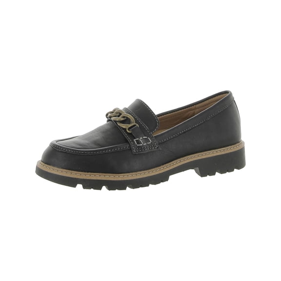 Comfortiva Womens Leather Slip-On Loafers