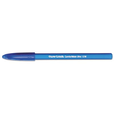 Comfortmate Ultra Ballpoint Pen, Stick, Medium 1 Mm, Blue Ink, Blue Barrel, Dozen