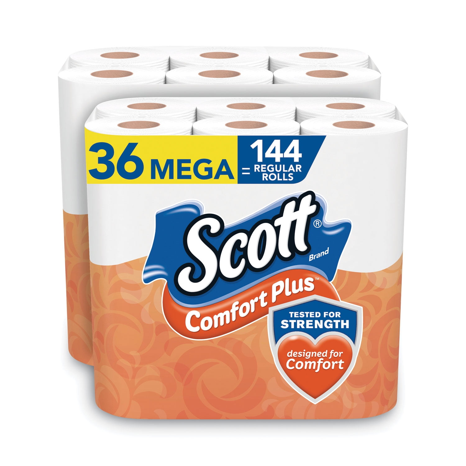 ComfortPlus Toilet Paper, Mega Roll, Septic Safe, 1-Ply, White, 462 Sheets/Roll, 36 Rolls/Pack ComfortPlus Toilet Paper, Mega Roll, Septic Safe, 1-Ply, White, 462 Sheets/Roll, 36 Rolls/Pack
