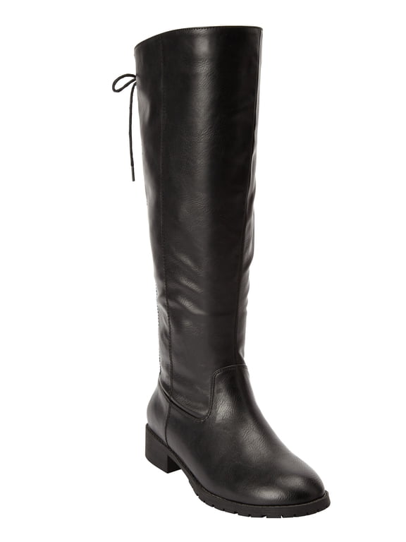 Charleston Wide Calf Boot Tall Knee High Winter Shoes