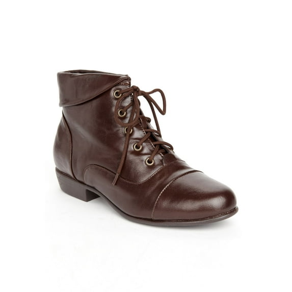 Comfortview Darcy Bootie Lace-Up Short Ankle Boot Women's Winter Shoes (Wide Widths Available)
