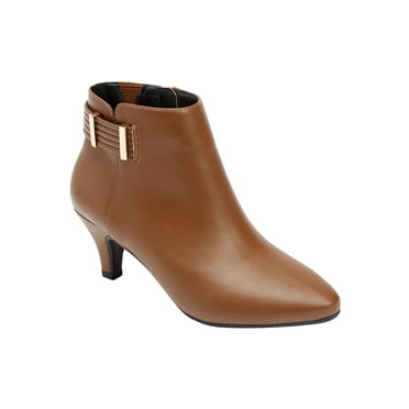 Comfortview Decima Bootie Short Ankle Boot Low Heel Women's Winter Shoes (Wide Widths Available)