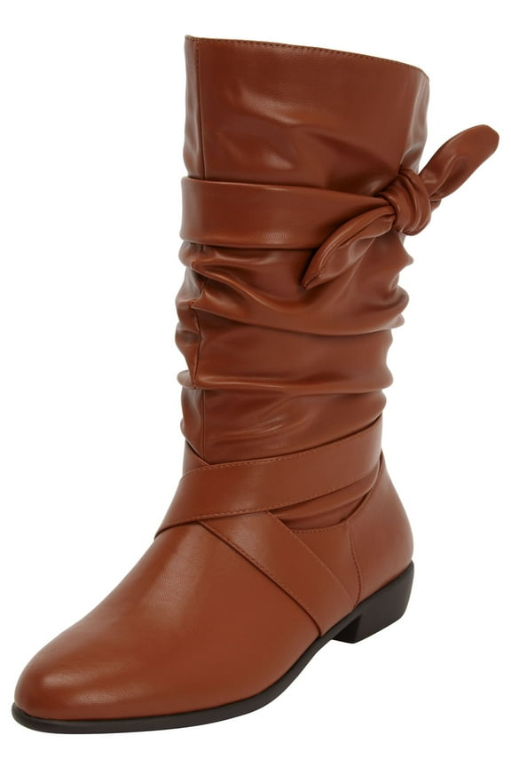Heather Wide Calf Slouch Boot Mid Calf Women's Winter Shoes (Wide Widths Available)