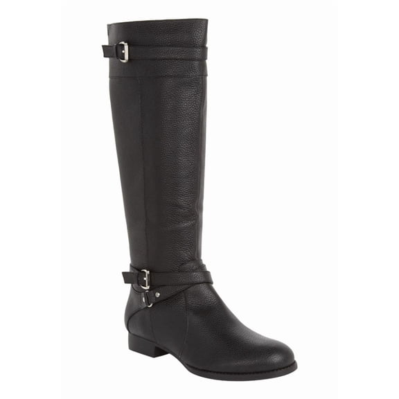 Comfortview Janis Regular Calf Leather Boot Tall Knee High Women's Winter Shoes (Wide Widths Available)