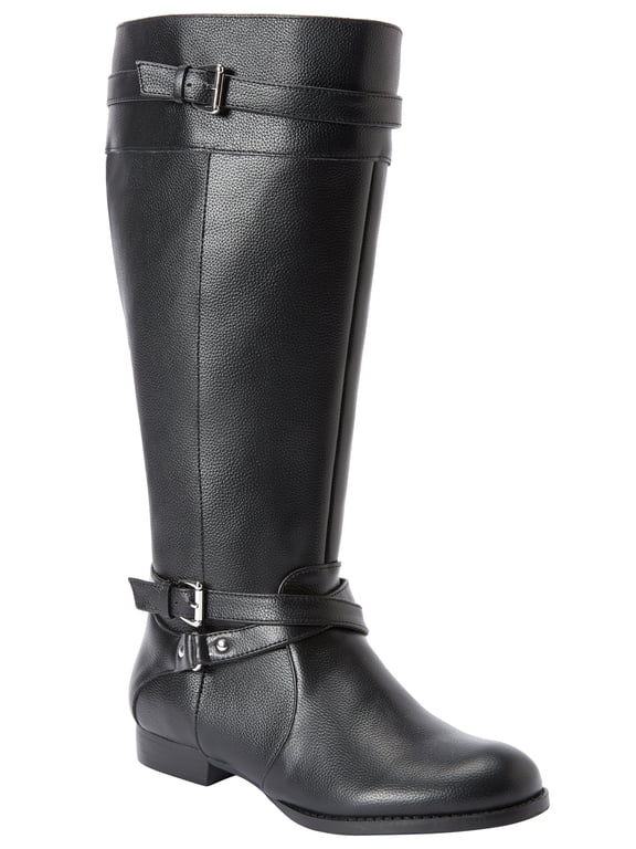 Women's The Janis Tall Wide Calf Leather Boot
