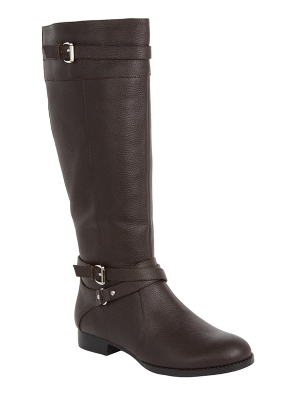 Women's The Janis Tall Wide Calf Leather Boot