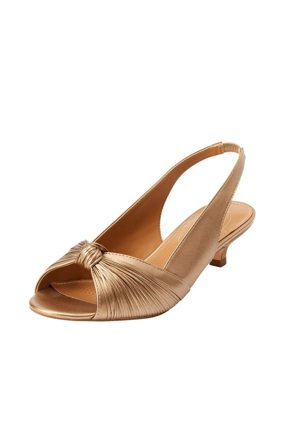Katelyn Slingback Low Heel Women's Dress Shoes (Wide Widths Available)