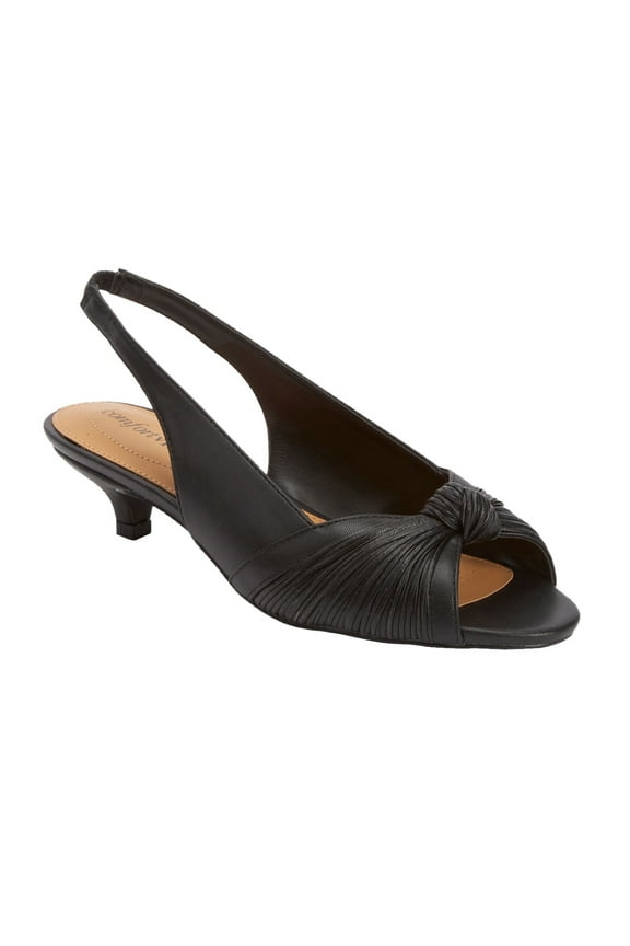 Katelyn Slingback Low Heel Women's Dress Shoes (Wide Widths Available)