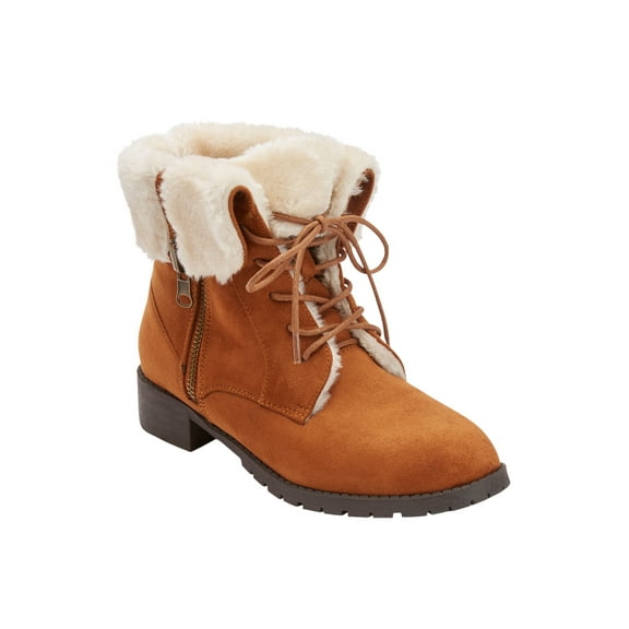 Comfortview Leighton Weather Boot Faux Fur Lining Women's Winter Snow Boots (Wide Widths Available)