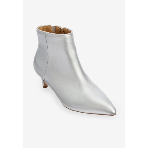 Comfortview Meredith Bootie Short Ankle Boot Low Heel Women's Winter Shoes (Wide Widths Available)