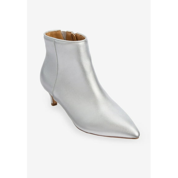 Comfortview Meredith Bootie Short Ankle Boot Low Heel Women's Winter Shoes (Wide Widths Available)