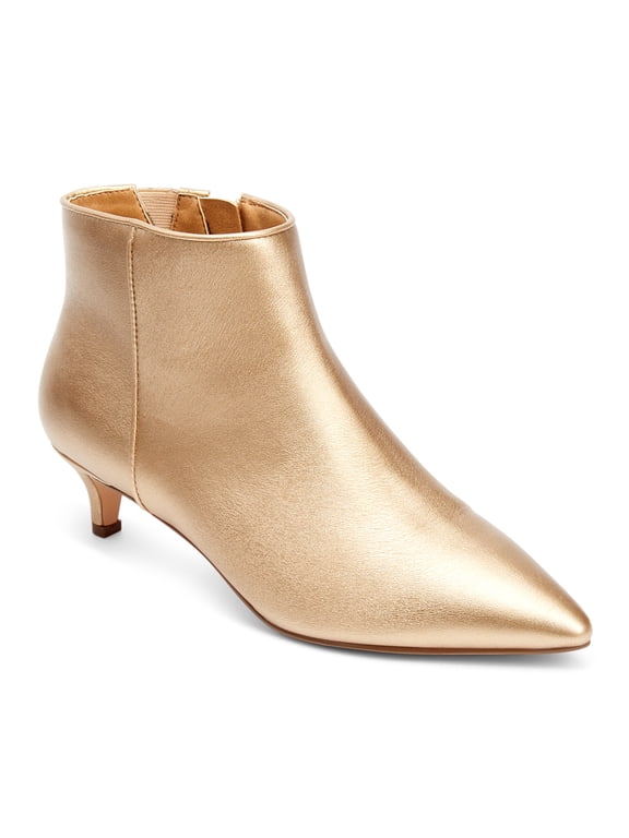 Meredith Bootie Short Ankle Boot Low Heel Winter Shoes