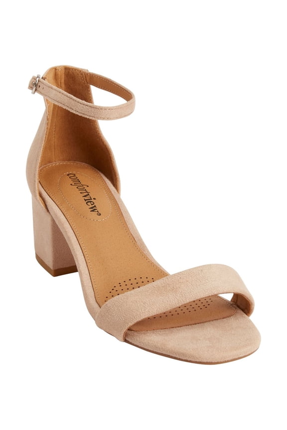 Orly Sandal Open Toe Low Heel Women's Dress Shoes (Wide Widths Available)