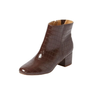 Comfortview Sidney Bootie Short Ankle Boot Low Heel Women's Winter Shoes (Wide Widths Available)