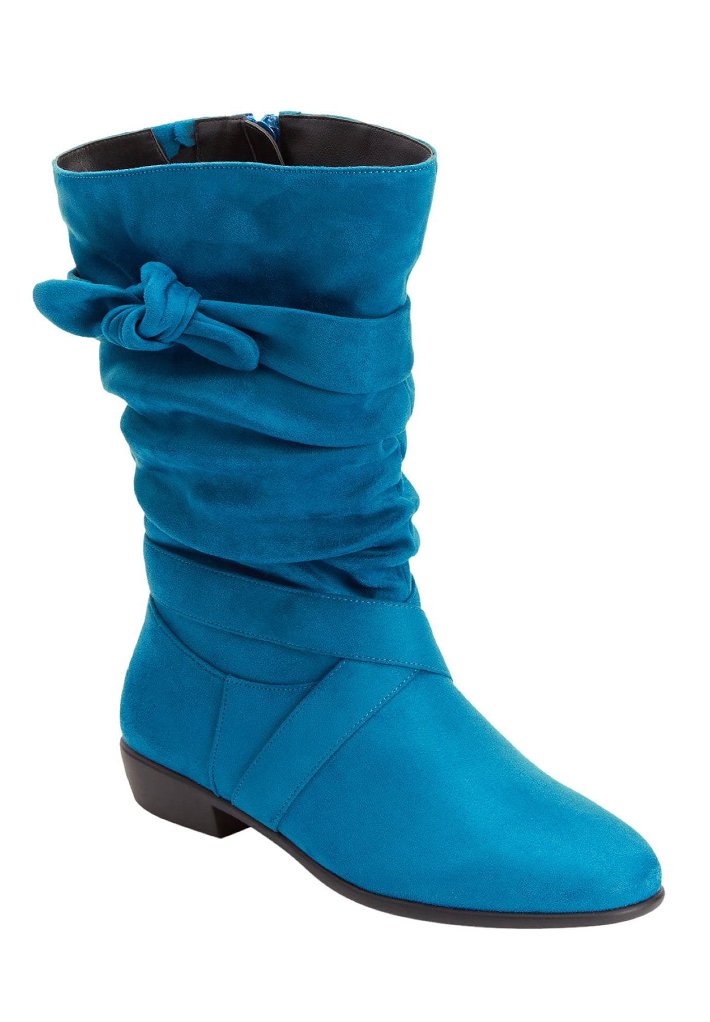 Womens wide width sales slouch boots