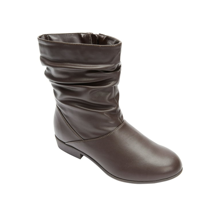 Mid calf wide width boots hotsell