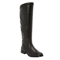 Comfortview Wide Width Malina Wide Calf Boot Tall Knee High Women's Winter Shoes - 12    W, Black