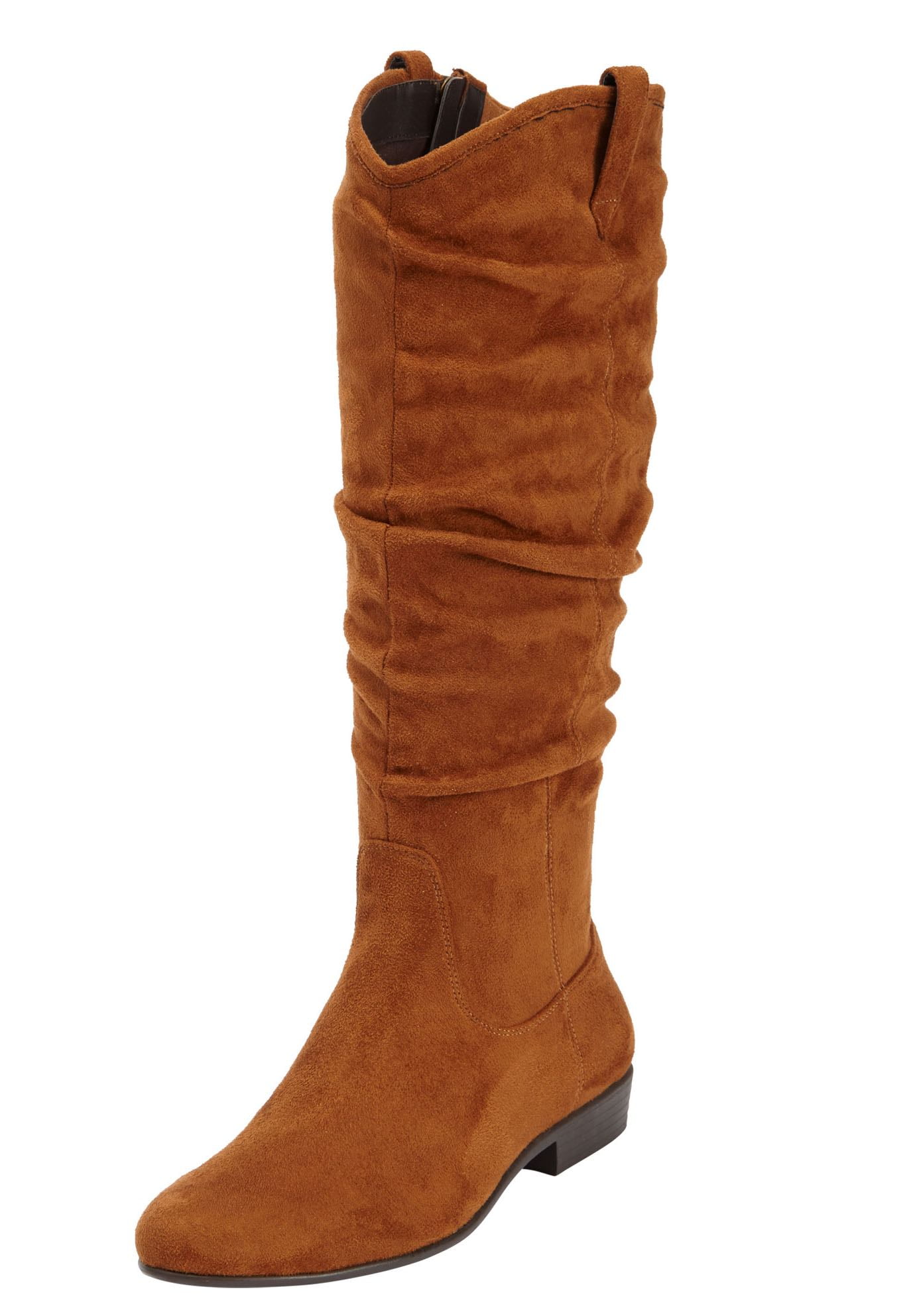 Comfortview Roderick Wide Calf Slouch Boot Tall Knee High Women's