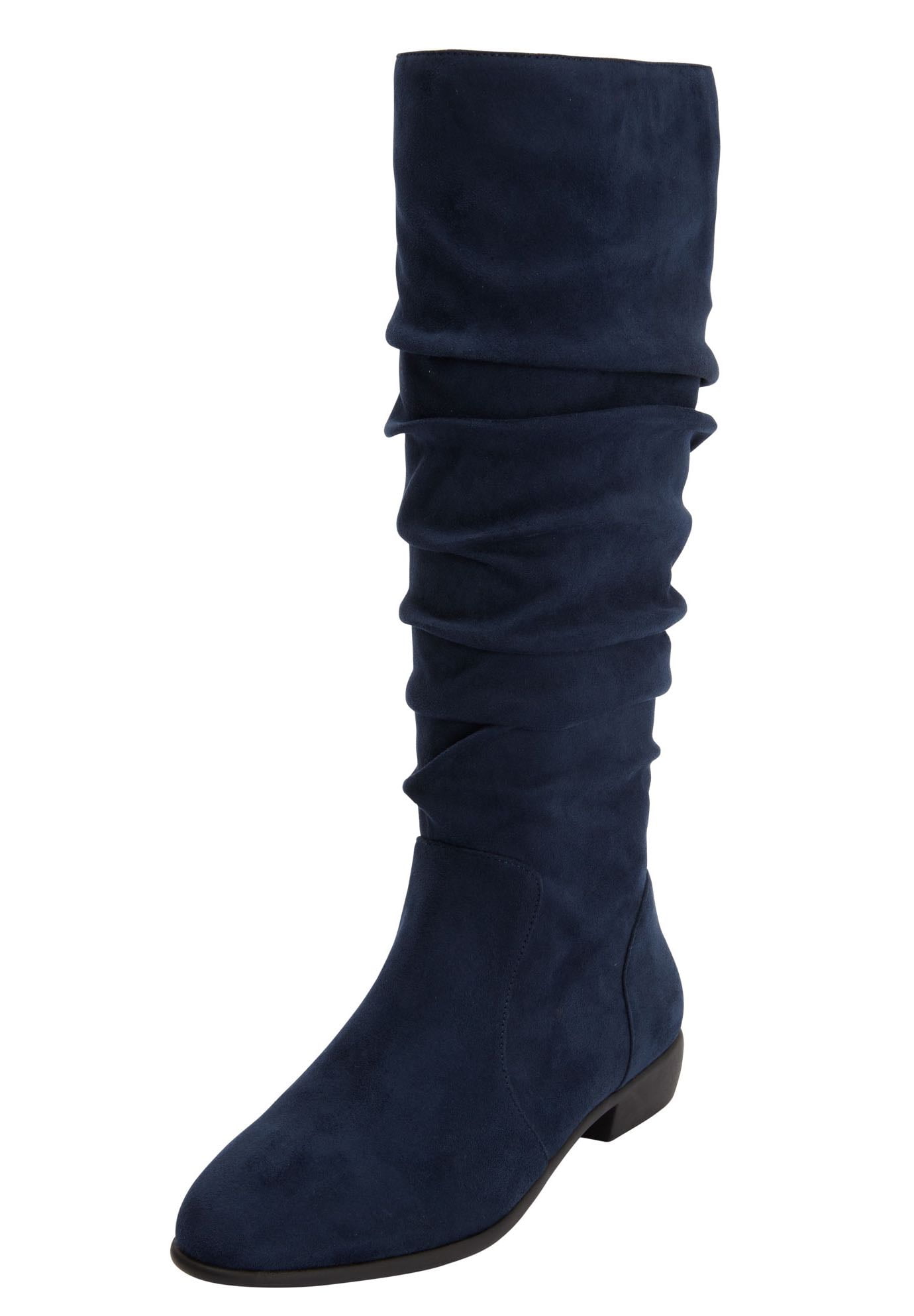 Comfortview Shelly Wide Calf Slouch Boot Tall Knee High Women s Winter Shoes Wide Widths Available Walmart