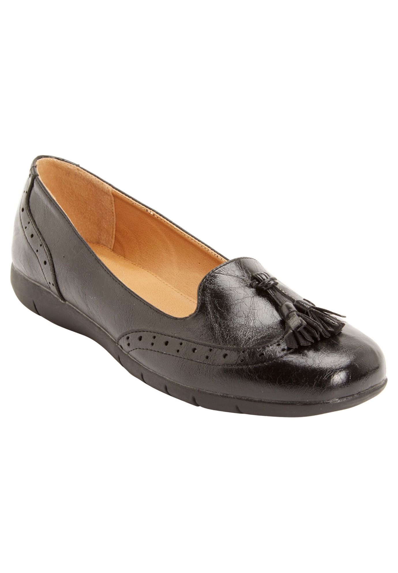 Comfortview Women's Wide Width The Aster Slip On Flat Shoes - image 1 of 7