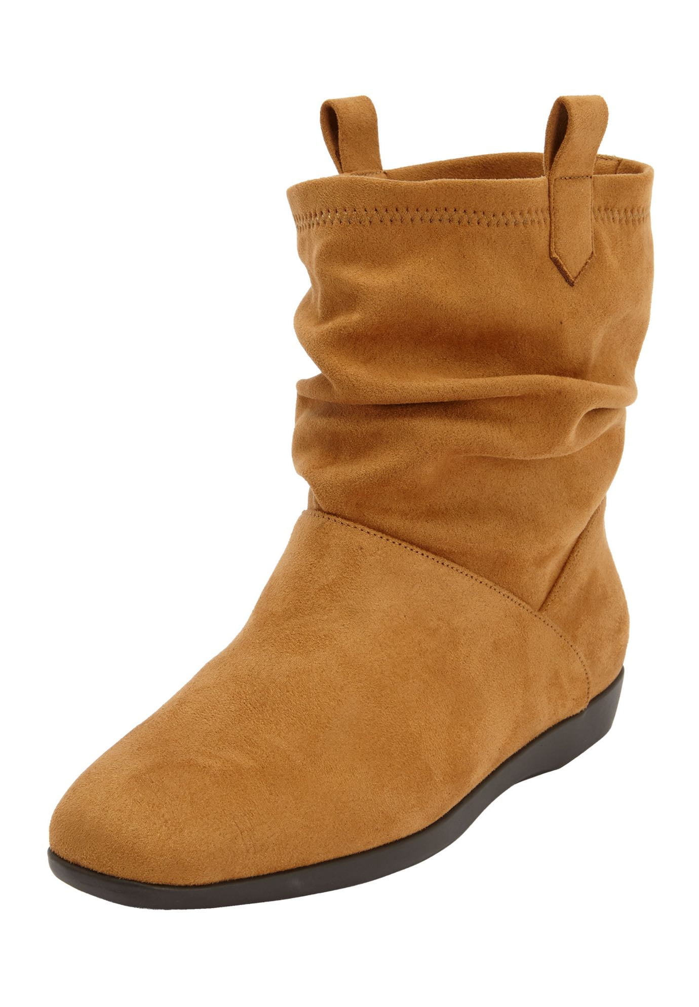Comfortview Demy Slouch Bootie Short Ankle Boot Women s Winter Shoes Wide Widths Available Walmart