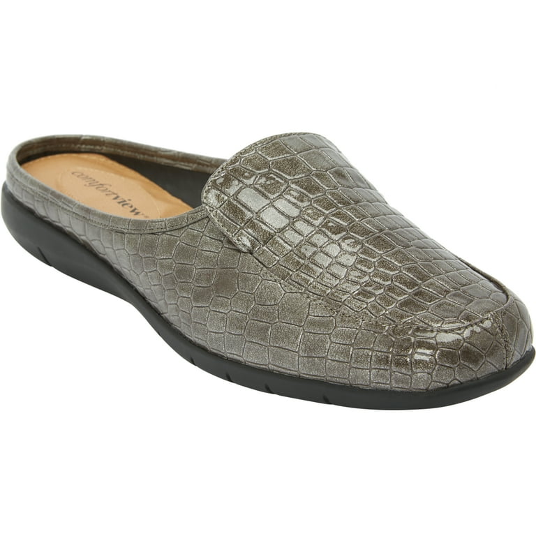 Womens wide width deals mule shoes