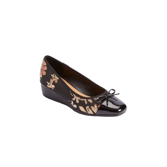 Comfortview Women's (Wide Widths Available) The Jade Slip On Wedge