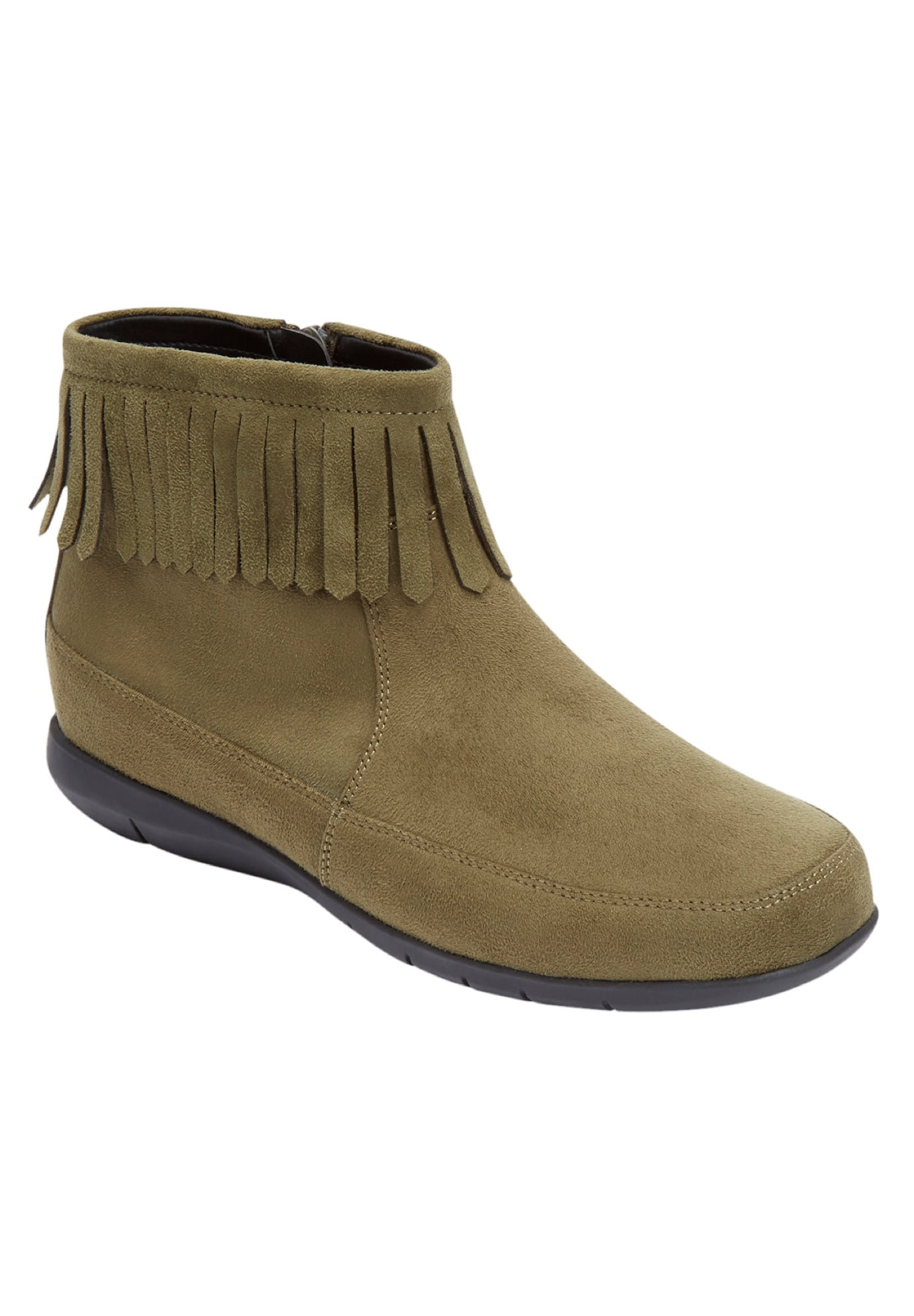 Comfortview fringe boots cheap