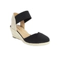 thumbnail image 1 of Comfortview Women's The Abra Stretch Fabric Espadrille, 1 of 5