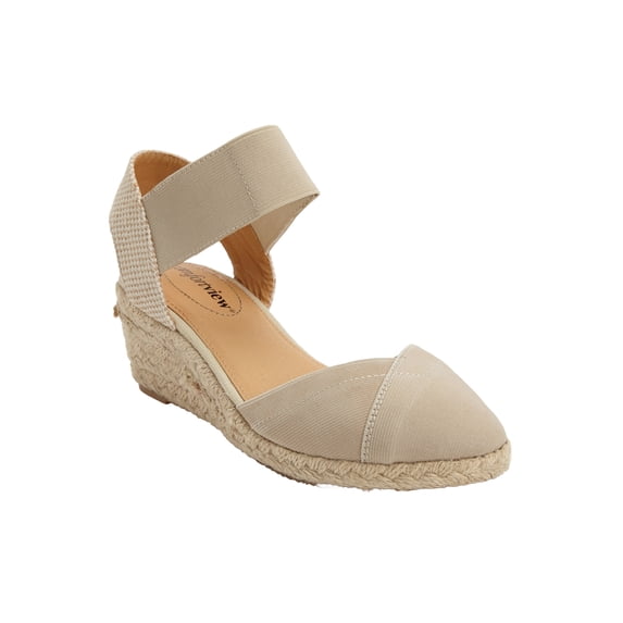 Comfortview Women's The Abra Stretch Fabric Espadrille