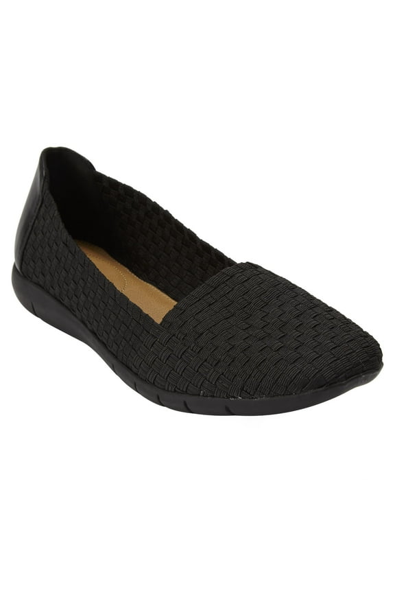 Women's The Bethany Stretch Woven Slip On Flat