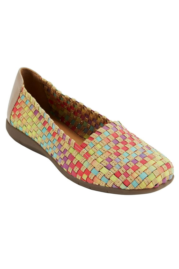 Women's The Bethany Stretch Woven Slip On Flat