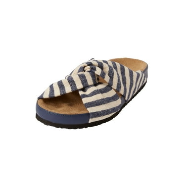 Comfortview Women's The Reese Slip On Footbed Sandal